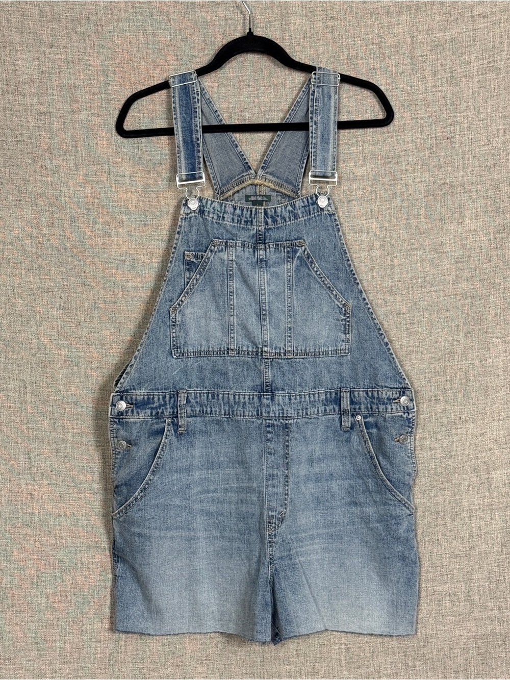 wild fable Women’s Blue Denim Short Overalls Shortalls